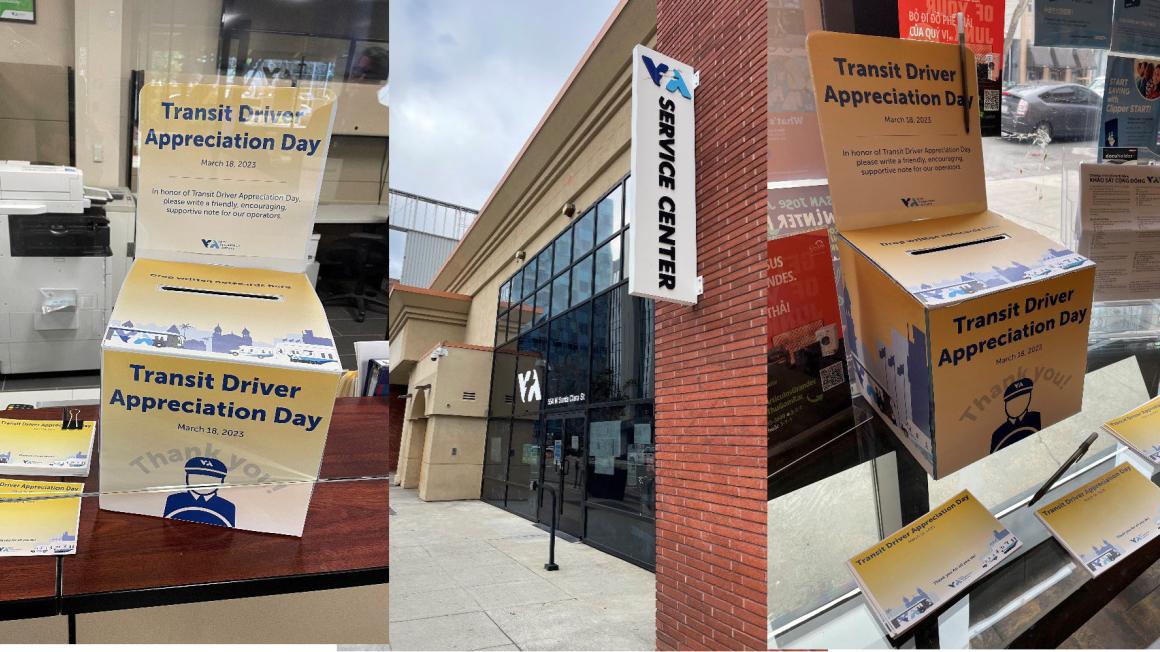 transit driver day card boxes