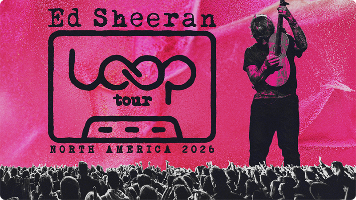 Ed Sheeran Loop concert infographic at Levi's Stadium