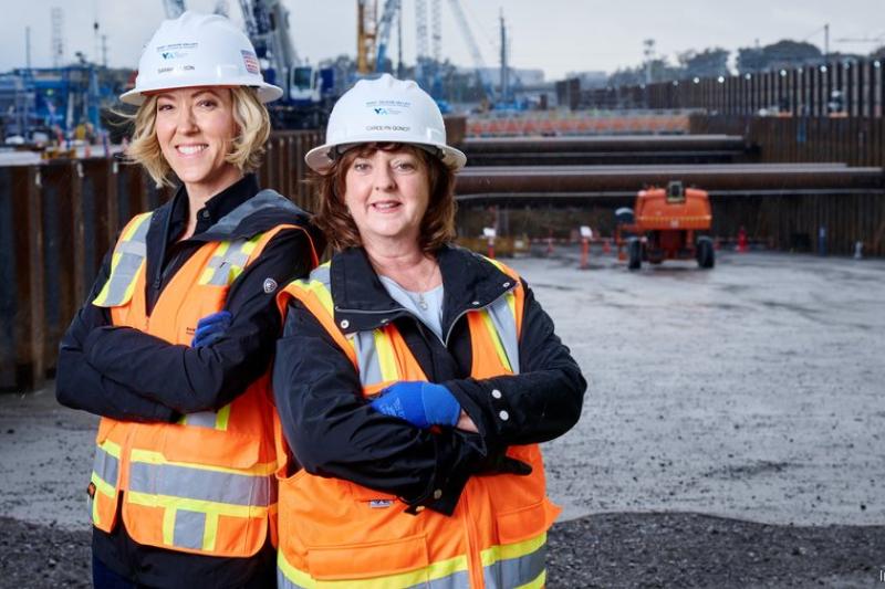 Sarah Wilson and Carolyn Gonot