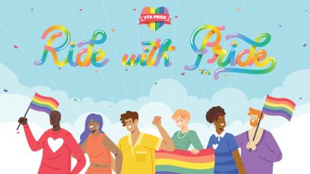 Ride with Pride VTA slogan