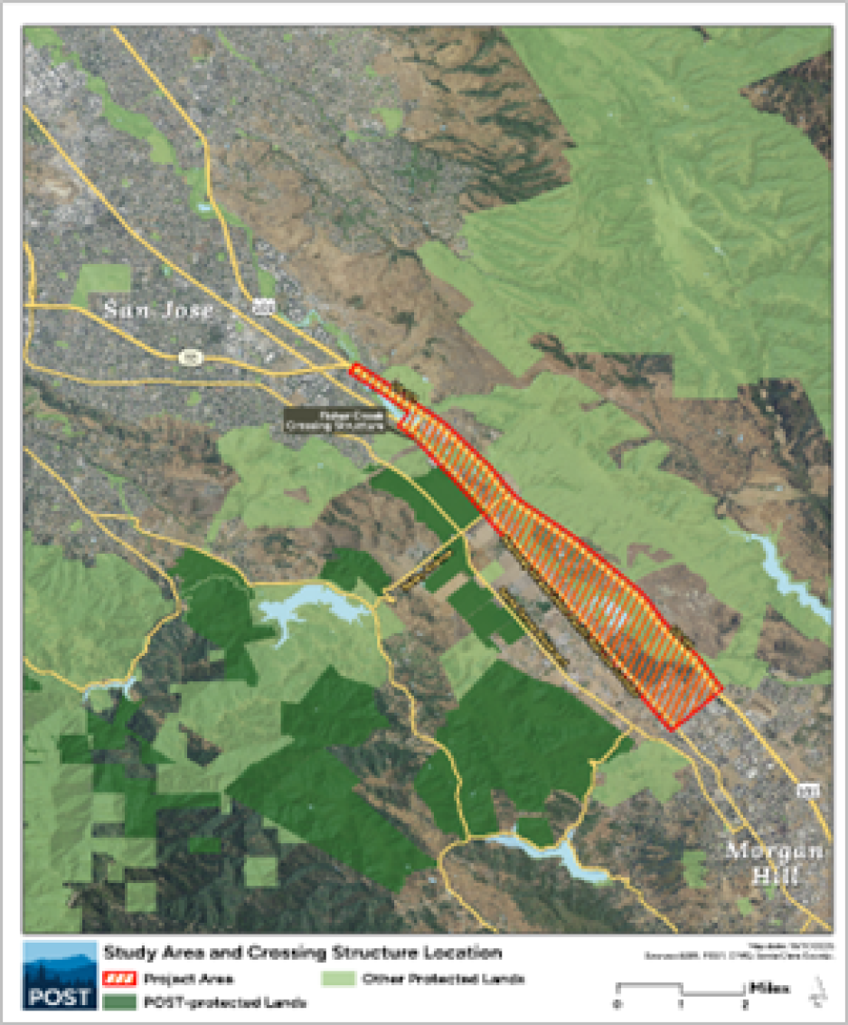 Coyote Valley Wildlife Corridor Map