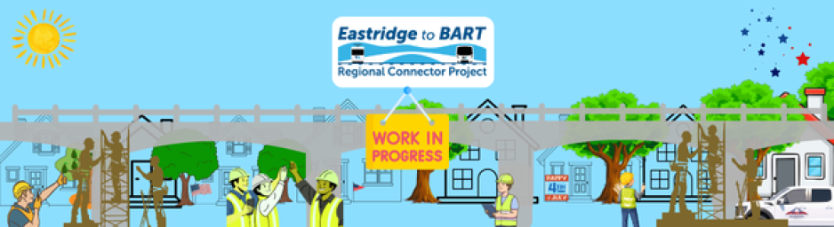 a graphic with homes in the background